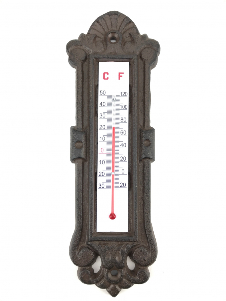 Thermometer - Dekoration aus Gusseisen